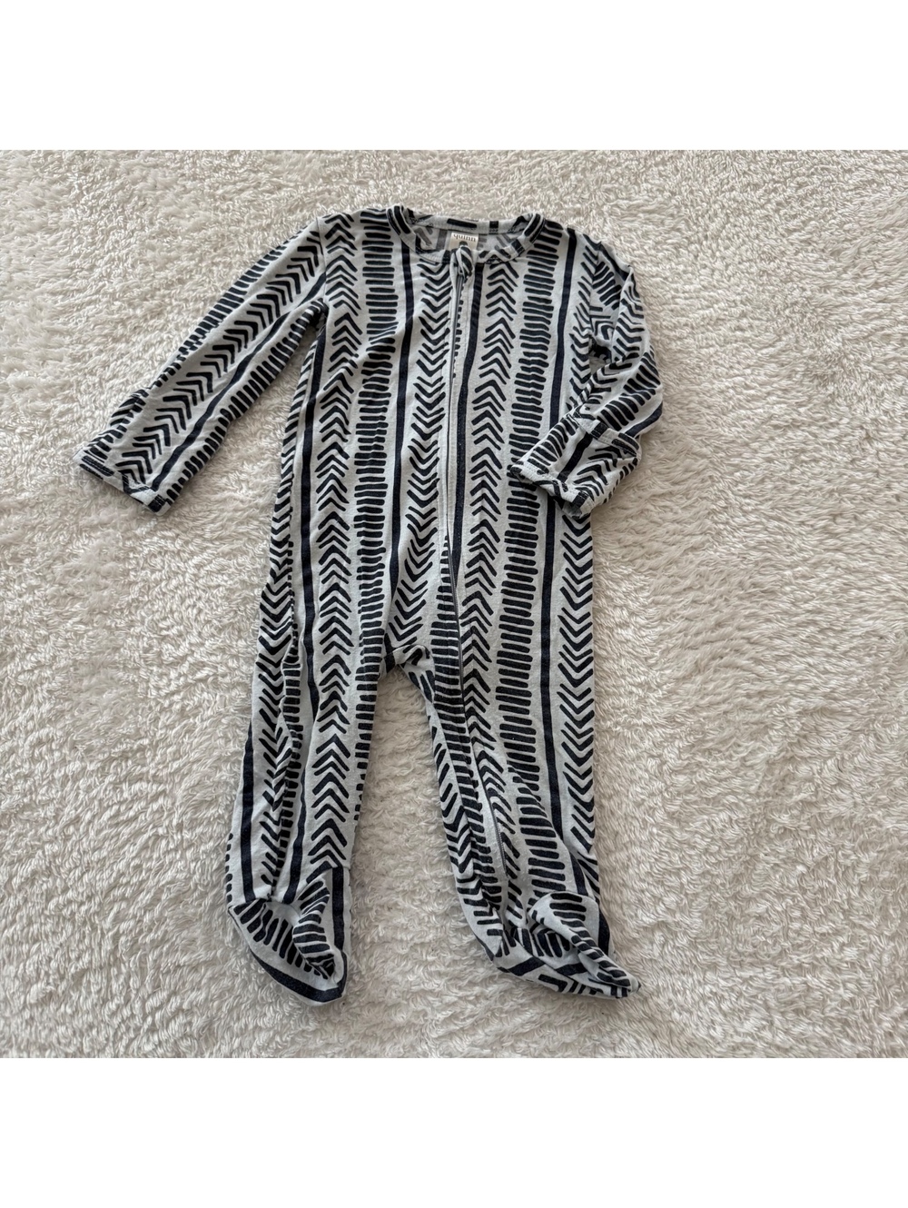 6-9m Kate Quinn Modal Zip Footie